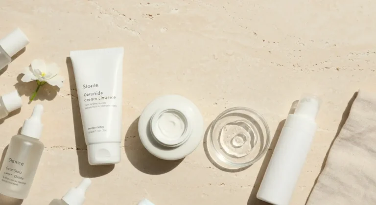 Minimalistyczna pielęgnacja K-beauty: żel do mycia, krem z ceramidami i filtr SPF