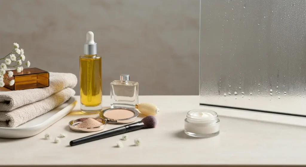 Kosmetyki w łazience: których produktów nie należy przechowywać w wilgotnym pomieszczeniu